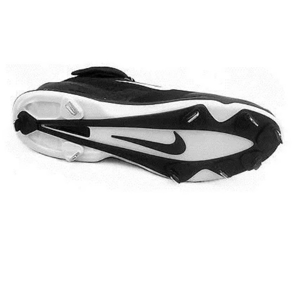 NWOT Nike Huarache Pro Mid Metal Baseball Cleats 599235-001 RARE - Picture 2 of 3